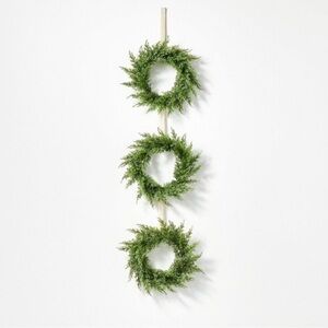 Threshold designed with Studio Mcgee set of 3 Cypress Wreaths